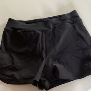 Lands' End Black Women's Swim Bike Shorts